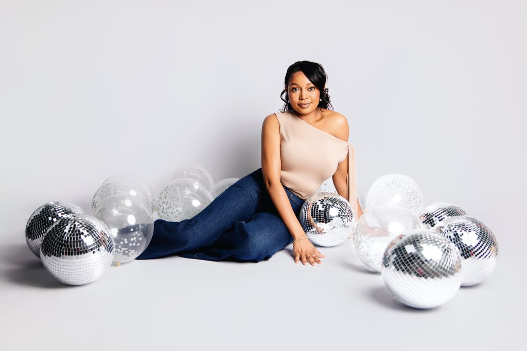 Luxury adult birthday photography session in Melbourne featuring glamorous styling and elegant birthday portraits by Kat Alora Photography